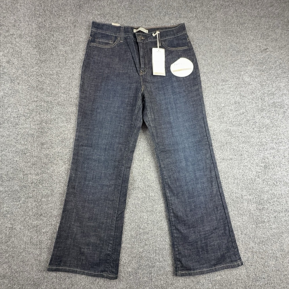Y2K Levi's Perfectly Slimming 512 Jeans Womens 14 Short Dark Bootcut Stretch